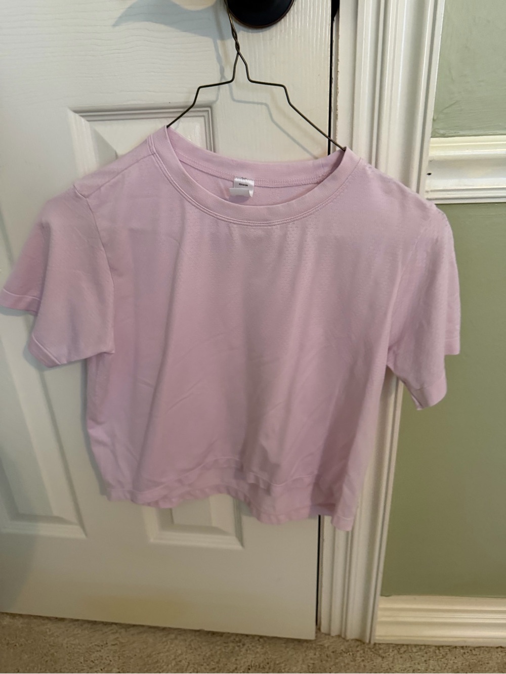 Zella Light Pink Short Sleeve Tee